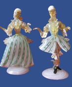 Prachtig koppel Murano Florentijnse dansers., Antiek en Kunst, Ophalen
