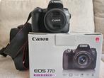 Camera Canon 77D +2 lenzen +GRATIS tas, Audio, Tv en Foto, Fotocamera's Digitaal, Ophalen, Zo goed als nieuw, Spiegelreflex, Canon