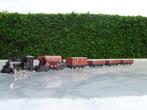 N-ladder TRIX-stoomlocomotief + 5 TRIX-wagens (hopper), Verzenden, Gebruikt, Locomotief, Fleischmann
