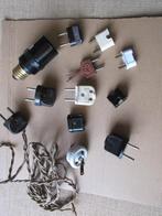 TSF ' lot de diverses prises et fiches de postes radio, Antiquités & Art, Enlèvement ou Envoi