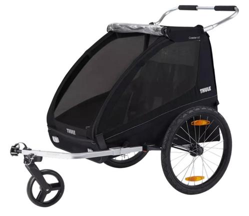 Thule Coaster XT, Fietsen en Brommers, Fietsaccessoires | Aanhangwagens en Karren, Nieuw, Kinderkar, 40 tot 60 kg, Opvouwbaar