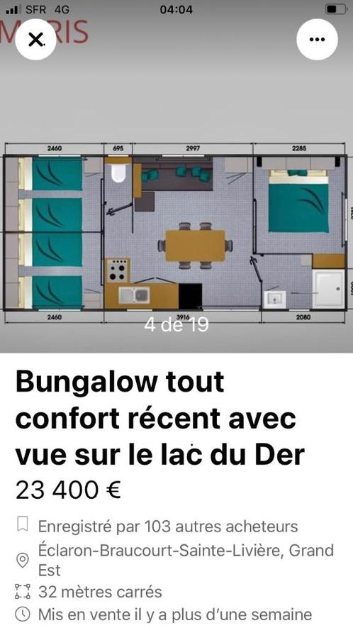 Mobile Home prés d’un grand lac en France, Caravanes & Camping, Caravanes résidentielles, jusqu'à 6, Enlèvement