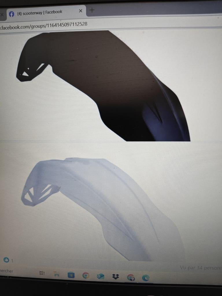 Garde boue avant racetech, Vélos & Vélomoteurs, Pièces de cyclomoteur | Général