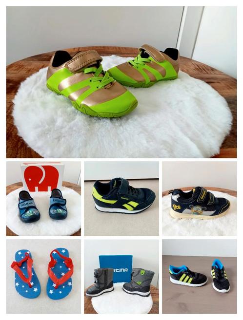 Kinder jongens schoenen/schoentjes/slippers (adidas, reebok), Kinderen en Baby's, Babykleding | Schoentjes en Sokjes, Zo goed als nieuw