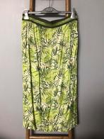 Groene Geisha rok met bladeren. Maat L., Kleding | Dames, Geisha, Nieuw, Groen, Onder de knie