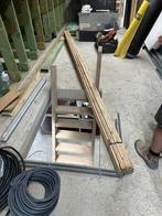 Tengellatten: 3m90 - 21 stuks  (1,5cmx3cm), Doe-het-zelf en Bouw, Ophalen, Zo goed als nieuw