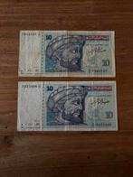 Bankbiljetten Tunesië, Postzegels en Munten, Ophalen of Verzenden