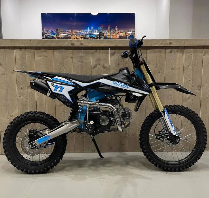 RoadMax Crosser Crossmotor 125cc 4-takt - BLAUW NIEUW, Kinderen en Baby's, Speelgoed | Buiten | Accuvoertuigen, Nieuw, Ophalen of Verzenden
