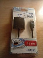 Hdmi to vga 15 cm 5€, Ophalen of Verzenden, Nieuw