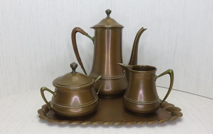 Service à café vintage-Style Art Nouveau/Jugenstil/Art déco, Antiquités & Art, Curiosités & Brocante, Enlèvement ou Envoi