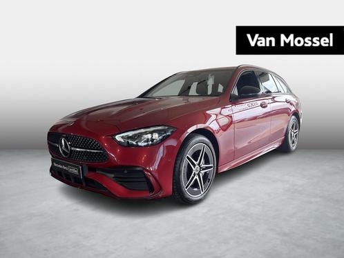 Mercedes-Benz C-klasse 300 e AMG LINE Estate + LEDER + NIGHT, Auto's, Mercedes-Benz, Bedrijf, Te koop, C-Klasse, ABS, Achteruitrijcamera