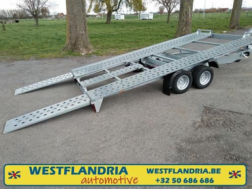 Nieuwe kantelbare autotrailer 2500kg-400cm, Auto's, Bestelwagens en Lichte vracht, Bedrijf, Ophalen