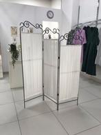 Paravent Ekne Ikea métal et tissu blanc séparateur de pièce, Enlèvement