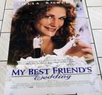 Filmaffiche : My best friend's wedding - Julia Roberts, Verzamelen, Film en Tv, Ophalen of Verzenden, Zo goed als nieuw, Film