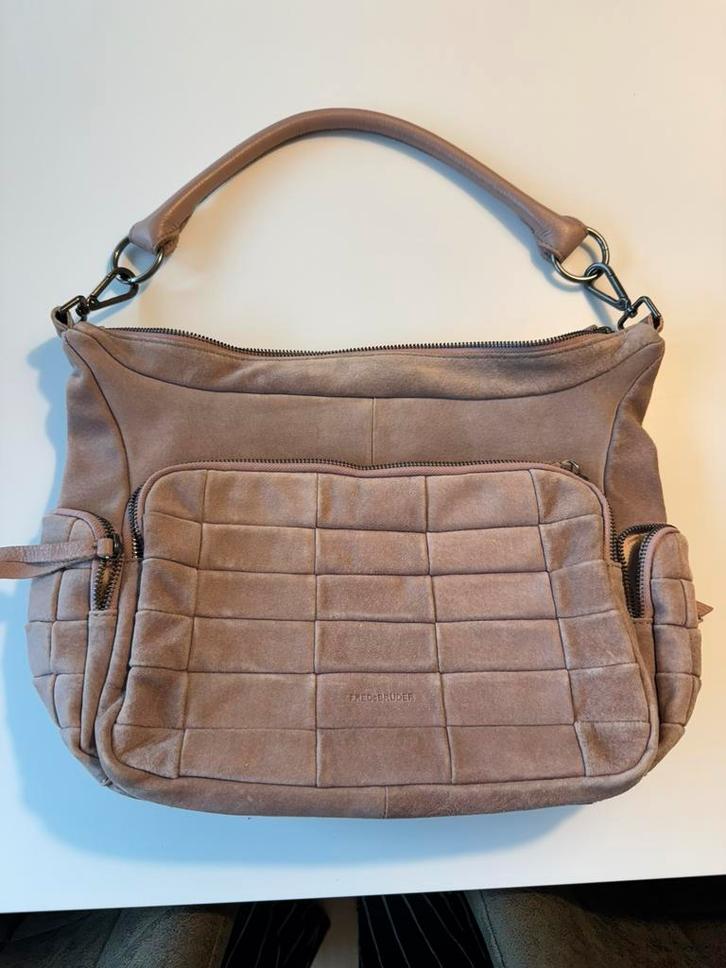Handtas FredsBruder oudroze. Goede staat., Handtassen en Accessoires, Tassen | Damestassen, Zo goed als nieuw, Handtas, Ophalen