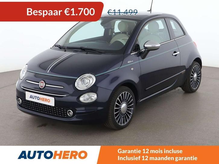 Fiat 500 0.9 Riva (bj 2017), Auto's, Fiat, Te koop, ABS, Airbags, Airconditioning, Boordcomputer, Centrale vergrendeling, Climate control