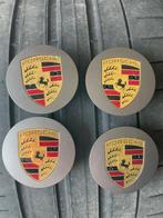 4 x originele Porsche naafkap met gekleurd logo, Ophalen of Verzenden, Gebruikt