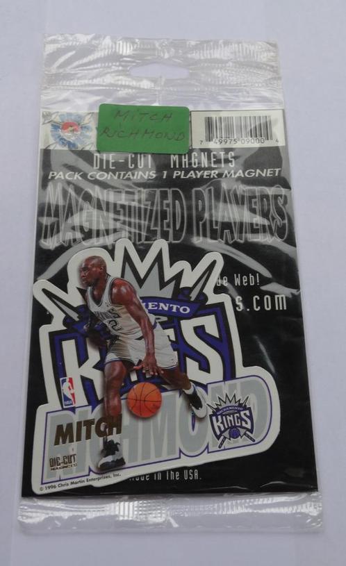 1996 NBA Chris Martin Die Cut Magnets - Mitch Richmond, Sport en Fitness, Basketbal, Nieuw, Overige typen, Verzenden