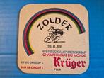 bierkaartje KRUGER EEKLO 1969 WK OMLOOP 10-08-69 WIELRENNEN, Ophalen of Verzenden, Zo goed als nieuw, Viltje(s), Overige merken