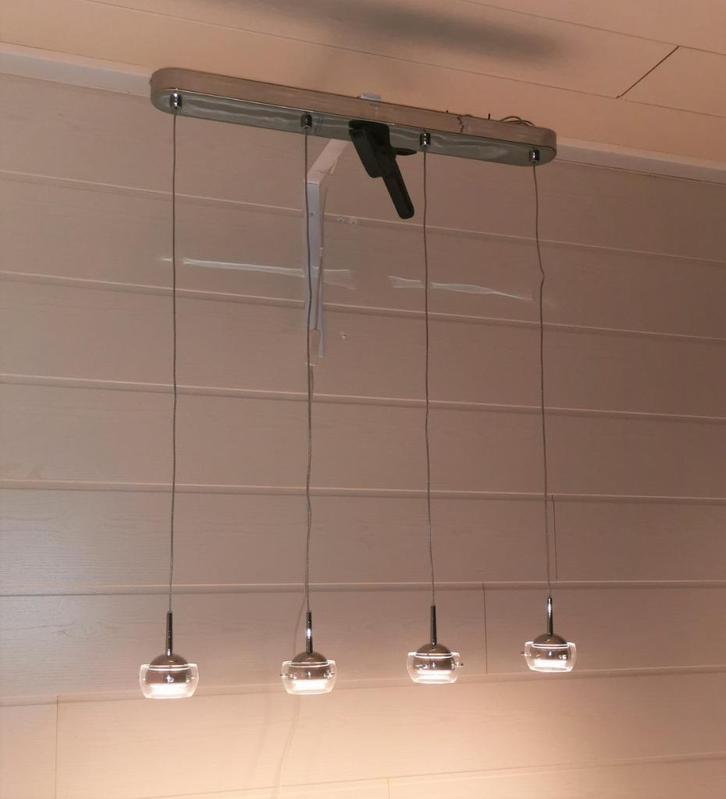 Nieuwe Philips myLiving Hanglamp Cypress chroom LED, Huis en Inrichting, Lampen | Hanglampen, Nieuw, 75 cm of meer, Glas, Kunststof
