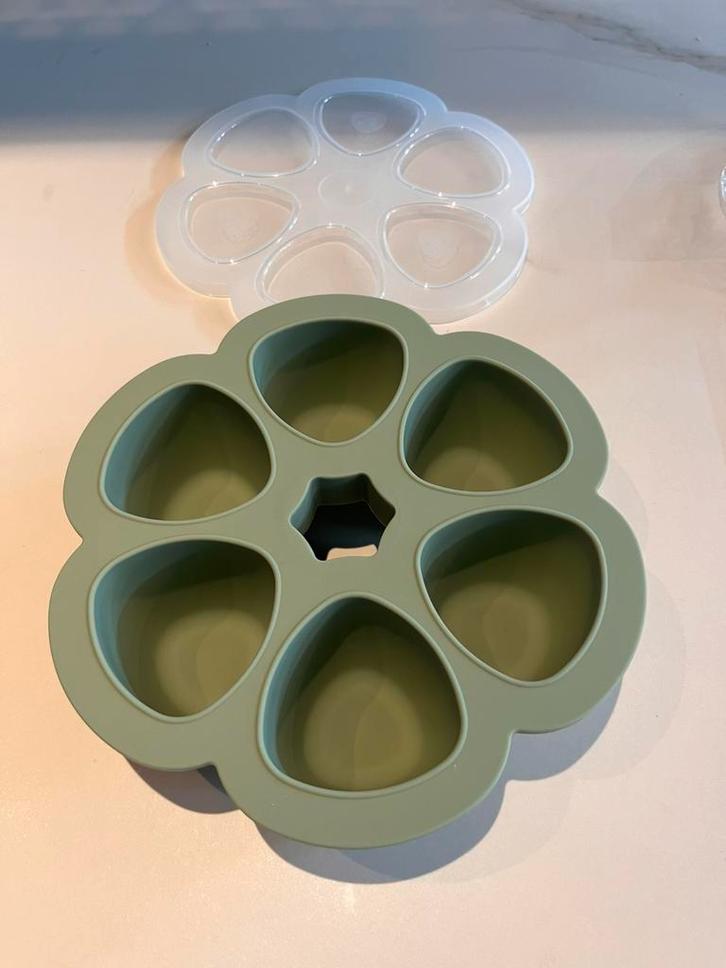 Beaba multi porties - Béaba Multi Portion 6x150ml Groen, Kinderen en Baby's, Babyvoeding en Toebehoren, Zo goed als nieuw, Ophalen