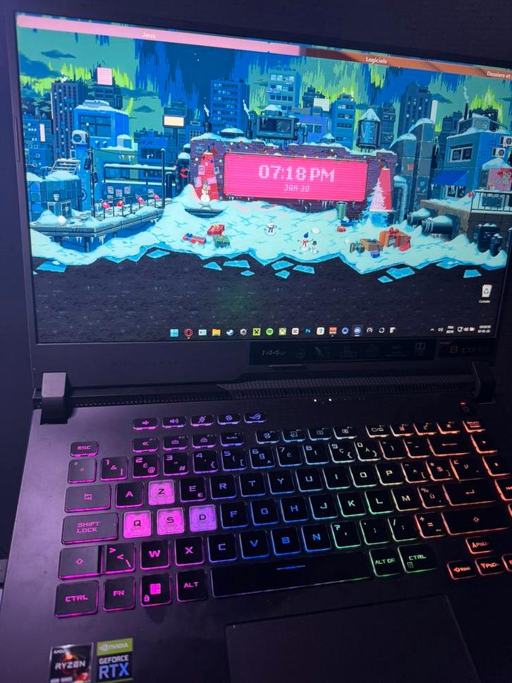 ASUS ROG Strix G15, Informatique & Logiciels, Ordinateurs portables Windows, 15 pouces, SSD, 2 à 3 Ghz, Enlèvement ou Envoi