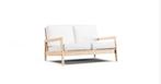 Ikea zetel, 2 plaatsen, in stof, Huis en Inrichting, Ophalen, Hout, Gebruikt, Tweepersoons