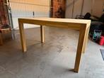 Houten rechthoekige eettafel, Huis en Inrichting, Tafels | Eettafels, Ophalen, Gebruikt, 100 tot 150 cm, Eikenhout