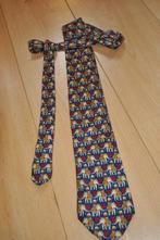 Cravate soie Edelweiss Paris état neuf, Enlèvement ou Envoi, À motif, Comme neuf, Bleu