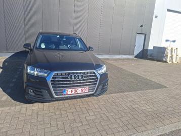 Audi Q7 3 x S-line!!, Auto's, Audi, Automaat, Zwart, Bedrijf, Diesel