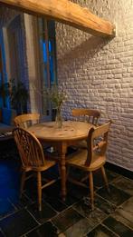 Zware houten tafels vierkant & rechthoekig (rond verkocht)., Ophalen, Gebruikt, Rechthoekig