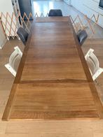 Eiken eettafel, Huis en Inrichting, Tafels | Eettafels, Ophalen, Eikenhout, 200 cm of meer, 50 tot 100 cm