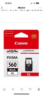 Canon 560 black xl, Computers en Software, Ophalen, Zo goed als nieuw