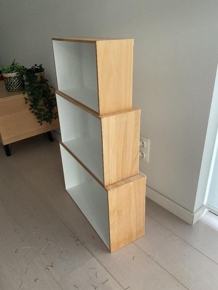 Houten decoratieve boxes merk Bloomingville, Huis en Inrichting, Woonaccessoires | Spiegels, Gebruikt, Rechthoekig, Ophalen