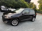 VW Tiguan 2.0TDI 140PK bruin panoramaleren dak, Auto's, Volkswagen, Euro 5, Zwart, Leder, 5 deurs
