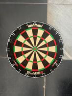 Dartbord - Winmau Blade 6 + surroundring, Ophalen, Zo goed als nieuw, Dartbord