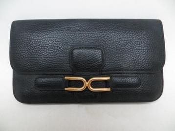 Delvaux portefeuille escudo zwart  beschikbaar voor biedingen