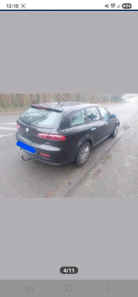 Vend alfa 159 2litre jtdm euro5 245000km ., Auto's, Alfa Romeo, Particulier, Diesel, Euro 5, Break, 5 deurs, Handgeschakeld, Zwart