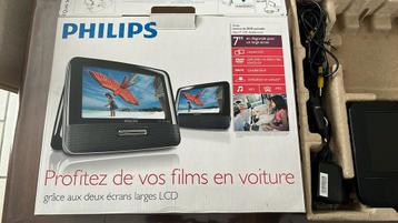 Philips lecteur DVD pour la voiture (2 écrans 7´)