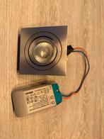 Set van 29 lichtarmaturen inox, lampje en transfo, Ophalen, Gebruikt, Metaal of Aluminium, Halogeen