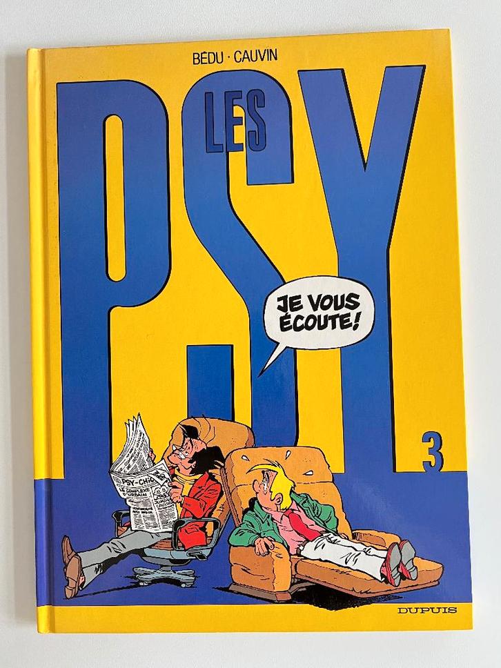 BD Les psy Je vous écoute !, Boeken, Stripverhalen, Gelezen, Eén stripboek, Ophalen of Verzenden