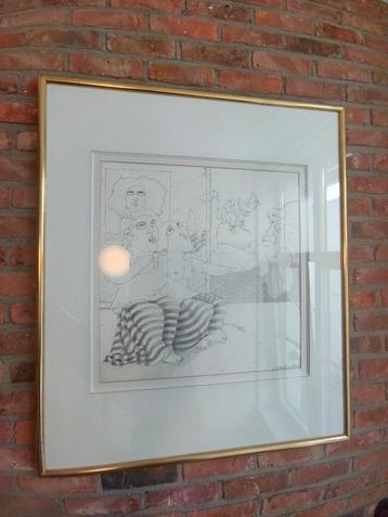 Jan De Winter 2 originele tekeningen 1976 beschikbaar voor biedingen