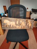 Sculpture à la main vintage, fermier avec charrue, Enlèvement ou Envoi