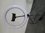 Led ringlamp op statief, Ophalen of Verzenden, Zo goed als nieuw