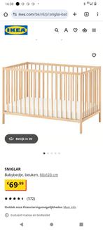 Baby/ peuterbedje, Ophalen