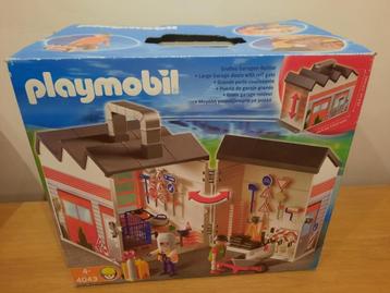 Playmobil 4043 werkt, magazijn, garage, Ophalen of Verzenden, Gebruikt