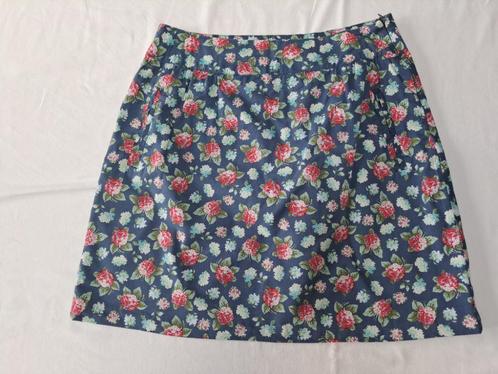 Thot Memphis blauwe rok met bloemen maat 38, Kleding | Dames, Rokken, Gedragen, Maat 38/40 (M), Overige kleuren, Boven de knie
