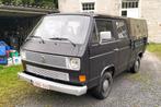 VW T3 "Doka" double cabine 6 places, 4 deurs, 4 cilinders, Volkswagen, Zwart