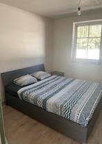 Bed met matras zonder lattenbodem!, Huis en Inrichting, Ophalen, Bruin, Tweepersoons, 200 cm