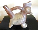 Zeldzaam: kruik vogel handgemaakte replica Mochica aardewerk, Ophalen of Verzenden